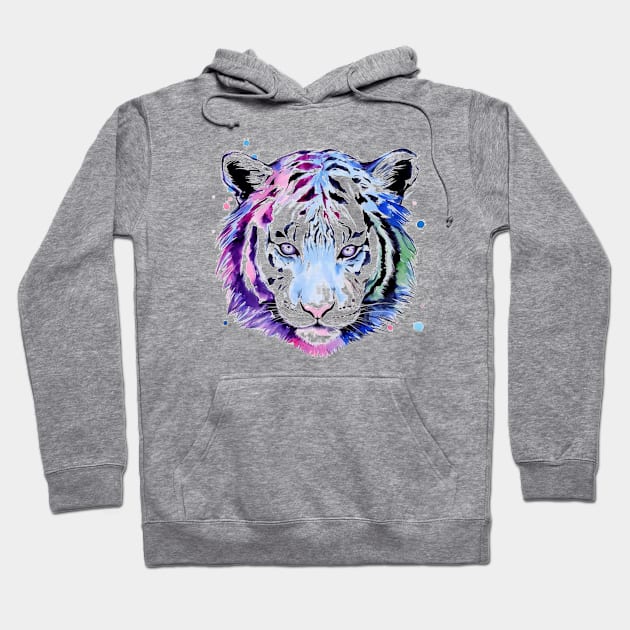 Le Tigre Hoodie by Mendi Art